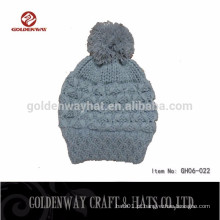 Chapéus baratos baratos de inverno de malha de alta qualidade
